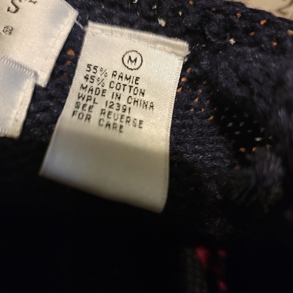 Portraits Northern Isles Size Medium Women's Sweater Cardigan Hand Knitted m13 - Picture 4 of 5